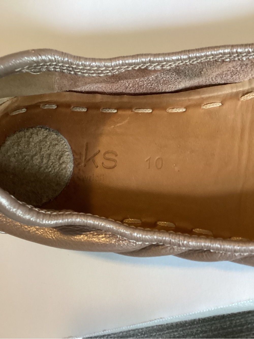 Tieks Rose Gold Glam Leather Ballet Flats Womens Size 10 - Picture 7 of 13
